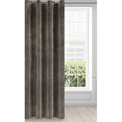 Eurofirany RIA Mörkläggningsgardin, Ogenomskinlig, Satänggardin med Öljetter 1st. Extra Lång Gardin, Elegant, Vanlig, Vardagsrum, Sovrum, Densitet 290 g/m², 140x250 cm, Grafit Eurofirany RIA Mörkläggningsgardin, Ogenomskinlig, Satänggardin med Öljetter 1st. Extra Lång Gardin, Elegant, Vanlig, Vardagsrum, Sovrum, Densitet 290 g/m², 140x250 cm, Grafit