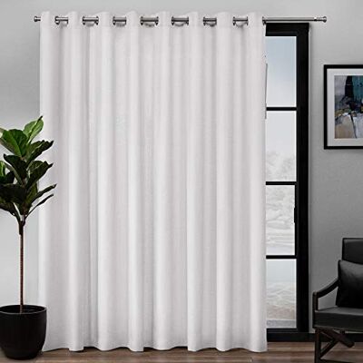 Exclusive Home Exklusiva hemgardiner loha uteplats genomföring topppanel par, vintervit, 108 x 84, 1 styck Exclusive Home Exklusiva hemgardiner loha uteplats genomföring topppanel par, vintervit, 108 x 84, 1 styck