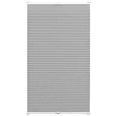 Gardinia plisségardin att klämma fast, ogenomskinlig plisserad rullgardin, Alla monteringsdelar ingår, EASYFIX plisségardin Cara fastspänd med 2 manöverskenor, Grå, 50 x 130 cm (BxH) Gardinia plisségardin att klämma fast, ogenomskinlig plisserad rullgardin, Alla monteringsdelar ingår, EASYFIX plisségardin Cara fastspänd med 2 manöverskenor, Grå, 50 x 130 cm (BxH)