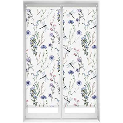 Blindecor Enkel förpackning med 2 stores utan borrning Tryck Genomskinlig Estor Digitalt tryck, Dragonfly, 50 x 150 cm (bredd per höjd). Tygstorlek 47 x 145 cm Blindecor Enkel förpackning med 2 stores utan borrning Tryck Genomskinlig Estor Digitalt tryck, Dragonfly, 50 x 150 cm (bredd per höjd). Tygstorlek 47 x 145 cm