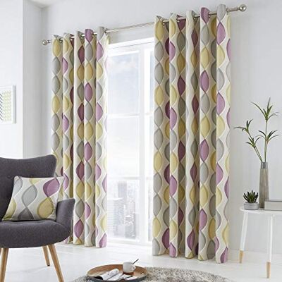 Fusion Curtains: 46" Width x 54" Drop (117 x 137cm) Ljung Fusion Curtains: 46" Width x 54" Drop (117 x 137cm) Ljung