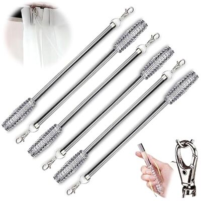JOS Draperistång 36 (6-pack) – dragstång i akryl för att öppna och stänga gardiner, mångsidig draperistav osynlig, gardinstavar för öljettgardiner JOS Draperistång 36 (6-pack) – dragstång i akryl för att öppna och stänga gardiner, mångsidig draperistav osynlig, gardinstavar för öljettgardiner