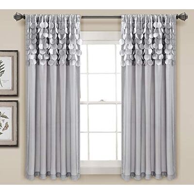 LUSH DECOR Dubbla Gardiner - Cirkelmönster - 16T004275 - Gardiner LUSH DECOR Dubbla Gardiner - Cirkelmönster - 16T004275 - Gardiner
