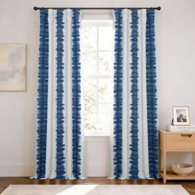 HPD Half Price Drapes Halvt pris draperier BOCH-KC101A-84 mörkläggningsgardin 50 x 84 Flambe Blue HPD Half Price Drapes Halvt pris draperier BOCH-KC101A-84 mörkläggningsgardin 50 x 84 Flambe Blue