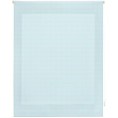 Blindecor Vichy Translucent Rollbar Estor Rutig tyg Turkos 160 x 180 cm (bredd per höjd) Tygstorlek 157 x 175 cm Fönsterställ Blindecor Vichy Translucent Rollbar Estor Rutig tyg Turkos 160 x 180 cm (bredd per höjd) Tygstorlek 157 x 175 cm Fönsterställ