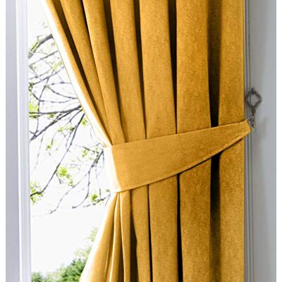 Fusion - Dijon - senapsgul - En storlek - Curtain Tieback Fusion - Dijon - senapsgul - En storlek - Curtain Tieback