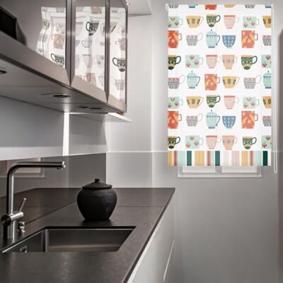Blindecor Digital Translucent rullgardin med digitalt tryck T-modell 160 x 180 cm (bredd x höjd) tygstorlek 157 x 175 cm fönstergardiner Blindecor Digital Translucent rullgardin med digitalt tryck T-modell 160 x 180 cm (bredd x höjd) tygstorlek 157 x 175 cm fönstergardiner