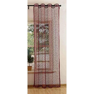 Gardinenbox Gardinlåda Gardinnät struktur med öglor enfärgad transparent deko draperi nätgardin 1 st. 245 x 140 Bordeaux, 203522, polyester, röd, 245 cm x 140 cm Gardinenbox Gardinlåda Gardinnät struktur med öglor enfärgad transparent deko draperi nätgardin 1 st. 245 x 140 Bordeaux, 203522, polyester, röd, 245 cm x 140 cm