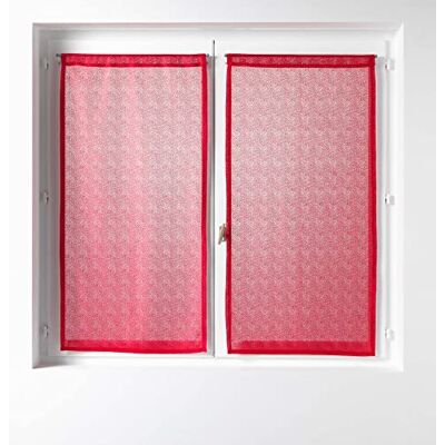 Douceur d'Intérieur mjukhet i interiören, par raka veilage passerar stång 2 x 60 x 160 cm mesh, röd kastilian Douceur d'Intérieur mjukhet i interiören, par raka veilage passerar stång 2 x 60 x 160 cm mesh, röd kastilian