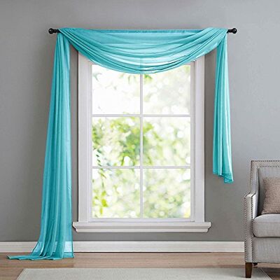 Curtain box med fritt hängande snedgardin av genomskinligt voile - Curtain Box Curtain box med fritt hängande snedgardin av genomskinligt voile - Curtain Box