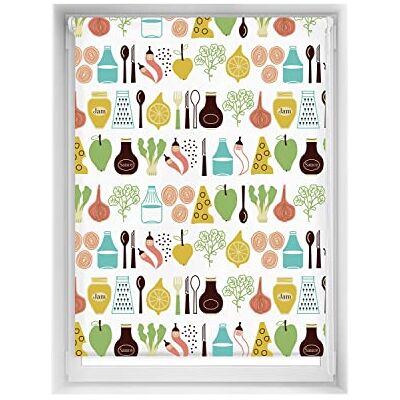 Vivid Sazonadores EasyFix Genomskinlig Rullgardin 100x150 - Fönsterbeklädnad Vivid Sazonadores EasyFix Genomskinlig Rullgardin 100x150 - Fönsterbeklädnad