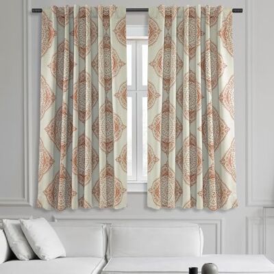 HPD Half Price Drapes HPD Halvt pris draperier mörkläggningsgardin, Henna, 50 x 63 HPD Half Price Drapes HPD Halvt pris draperier mörkläggningsgardin, Henna, 50 x 63