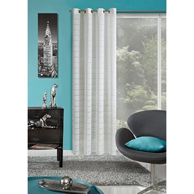 Eurofirany , Ösensjal Verso, cremig, 140 x 250 gardine, 100% polyester, 0,02 x 140 x 250 cm Eurofirany , Ösensjal Verso, cremig, 140 x 250 gardine, 100% polyester, 0,02 x 140 x 250 cm