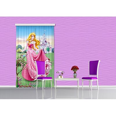 AG Design Disney Aurora prinsessa, barnrumsgardin, 140 x 245 cm, 1 del, FCPL 6114, polyester, flerfärgad, 0,1 x 140 x 245 cm AG Design Disney Aurora prinsessa, barnrumsgardin, 140 x 245 cm, 1 del, FCPL 6114, polyester, flerfärgad, 0,1 x 140 x 245 cm