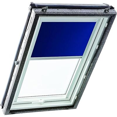 Roto Original Rollo Exclusiv ZRE för takfönster daglig ljustrollo, styrskena silver för takfönster byggserie Designo R4/R7 och Classic 43/73 med storlek 074/098 07/09, färg nattblå Roto Original Rollo Exclusiv ZRE för takfönster daglig ljustrollo, styrskena silver för takfönster byggserie Designo R4/R7 och Classic 43/73 med storlek 074/098 07/09, färg nattblå