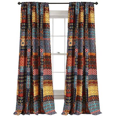 Lush Decor Frodig dekor Misha ljusfiltrering fönster gardin panel set, 132 cm B x 213 cm L, flerfärgad Lush Decor Frodig dekor Misha ljusfiltrering fönster gardin panel set, 132 cm B x 213 cm L, flerfärgad
