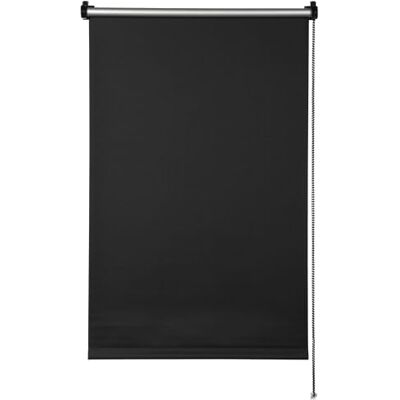 Gardinia EASYFIX rullgardin med termo-baksida för klämning eller klistring, Mörkläggningsrullgardin utan borrning, Värmeskydd, Energibesparande, Svart, 60 x 150 cm (BxH) Gardinia EASYFIX rullgardin med termo-baksida för klämning eller klistring, Mörkläggningsrullgardin utan borrning, Värmeskydd, Energibesparande, Svart, 60 x 150 cm (BxH)