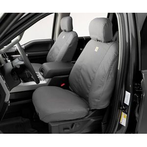 Covercraft Carhartt SeatSaver Custom Seat Covers Fits 2015-2018 Ford F-150 (excludes Raptor) 1st Row Bucket Seats, Duck Weave Gravel Covercraft Carhartt SeatSaver Custom Seat Covers Fits 2015-2018 Ford F-150 (excludes Raptor) 1st Row Bucket Seats, Duck Weave Gravel