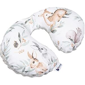 Medi Partners Nackkudde för Barn Bil Flygplan Baby 100% Bomull/Minky Nackstöd Huvudstöd Bilbarnstol Nackrulle Kudde (Rådjur i löven) Medi Partners Nackkudde för Barn Bil Flygplan Baby 100% Bomull/Minky Nackstöd Huvudstöd Bilbarnstol Nackrulle Kudde (Rådjur i löven)