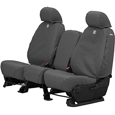 Covercraft Täckverk Carhartt Seat Saver anpassade sätesskydd SSC3381CAGY 1:a raden 40/20/40 bänkstol Kompatibel med utvalda Chevrolet Silverado och GMC Sierra modeller, grus Covercraft Täckverk Carhartt Seat Saver anpassade sätesskydd SSC3381CAGY 1:a raden 40/20/40 bänkstol Kompatibel med utvalda Chevrolet Silverado och GMC Sierra modeller, grus