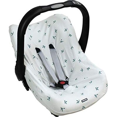 Dooky 126804 Seat Cover skyddsöverdrag Origami swallow Rose för baby skål universalstorlek lämplig för 3 och 5 punktbältessystem bilstol, för åldersgrupp 0, Origami swallow Grey, grå, 140 g Dooky 126804 Seat Cover skyddsöverdrag Origami swallow Rose för baby skål universalstorlek lämplig för 3 och 5 punktbältessystem bilstol, för åldersgrupp 0, Origami swallow Grey, grå, 140 g