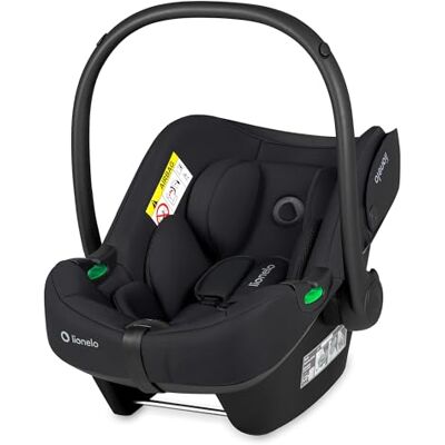Lionelo Astrid i-Size Babyskydd (40–87 cm), Grupp 0+ RWF Bilbarnstol, 3-Punktssele, Justerbart Huvudstöd med Memory Foam, SideProtect, ISOFIX-Kompatibel, R129, Svart Lionelo Astrid i-Size Babyskydd (40–87 cm), Grupp 0+ RWF Bilbarnstol, 3-Punktssele, Justerbart Huvudstöd med Memory Foam, SideProtect, ISOFIX-Kompatibel, R129, Svart
