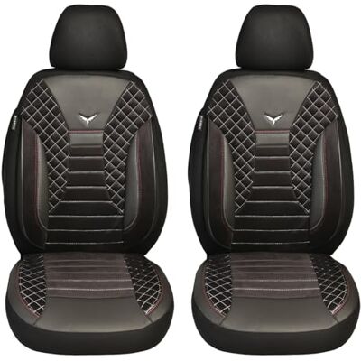 BREMER SITZBEZÜGE Mått bilskyddsöverdrag kompatibla med Opel Crossland X förare och passagerarset från 2017–2020/bil skyddsöverdrag velour konstläder set 2-pack i svart/vit söm BREMER SITZBEZÜGE Mått bilskyddsöverdrag kompatibla med Opel Crossland X förare och passagerarset från 2017–2020/bil skyddsöverdrag velour konstläder set 2-pack i svart/vit söm