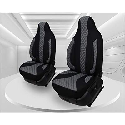 BREMER SITZBEZÜGE Mått pilot bil skyddsöverdrag kompatibla med Hyundai Ioniq 5 förare och passagerare från 2022/bil sätesskydd skyddsöverdrag set bilsätesöverdrag 2-pack i svart/grå BREMER SITZBEZÜGE Mått pilot bil skyddsöverdrag kompatibla med Hyundai Ioniq 5 förare och passagerare från 2022/bil sätesskydd skyddsöverdrag set bilsätesöverdrag 2-pack i svart/grå
