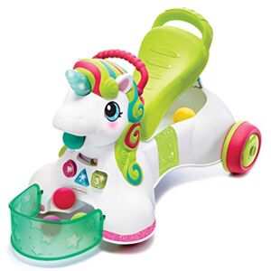 INFANTINO Interactive Unicorn Carrier/Walker With 5 Balls 3 Sounds and Light Modes Multicoloured