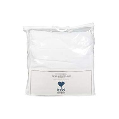 Umami Bäddset Cotton Vagn/Vagga, Vit Umami Bäddset Cotton Vagn/Vagga, Vit