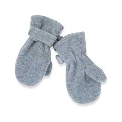 Chicco Vintervantar i fleece, kardborreband, design i Italien, unisex barn 0–24, Grå, 3-4 anni Chicco Vintervantar i fleece, kardborreband, design i Italien, unisex barn 0–24, Grå, 3-4 anni