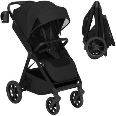 Lionelo Bett Hopfällbar Barnvagn 6 mån–4 år, Ventilerande Sits, Liggläge XXL Sufflett med UPF50+, Fjädrade PU-Hjul, Justerbart Handtag 97–109 cm och Termoisolerad Organizer, upp till 22 kg Lionelo Bett Hopfällbar Barnvagn 6 mån–4 år, Ventilerande Sits, Liggläge XXL Sufflett med UPF50+, Fjädrade PU-Hjul, Justerbart Handtag 97–109 cm och Termoisolerad Organizer, upp till 22 kg