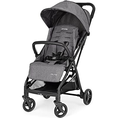 Peg Perego Selfie Lättviktsvagn från födseln upp till 22 kg (0–4 år), hopfällbar och kompakt, automatisk stängning, ryggstöd, UPF 50+, kvarts Peg Perego Selfie Lättviktsvagn från födseln upp till 22 kg (0–4 år), hopfällbar och kompakt, automatisk stängning, ryggstöd, UPF 50+, kvarts