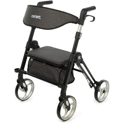 Carlett – Lett Ride Ice Gepäckträger med Sitz och Hererausnehmbarer Hülle Abnehmbar Enkaufstasche Auf 4 Höhen justerbar Aufsteller Gepackträger Medicinska produkter i klass I Hellgrau Carlett – Lett Ride Ice Gepäckträger med Sitz och Hererausnehmbarer Hülle Abnehmbar Enkaufstasche Auf 4 Höhen justerbar Aufsteller Gepackträger Medicinska produkter i klass I Hellgrau