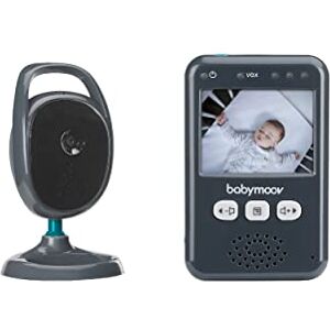 Babymoov Essential Video Baby Monitor 2,4-tums skärm VOX-läge 250 m räckvidd väggsats ingår