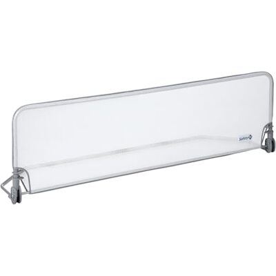 Safety 1st Extra Large Bed Rail 150 cm, Sängskydd för småbarnssäng, 18 Månader–5 År, Lutningsbart Barnsäkert fallskydd, Meshmaterial, Automatiskt Lås, Enkelt att rengöra, Grey & White Safety 1st Extra Large Bed Rail 150 cm, Sängskydd för småbarnssäng, 18 Månader–5 År, Lutningsbart Barnsäkert fallskydd, Meshmaterial, Automatiskt Lås, Enkelt att rengöra, Grey & White