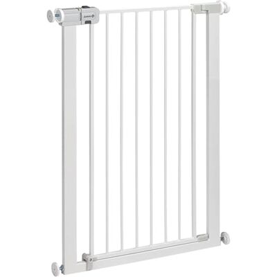 Safety 1st Easy Close Extra Tall Metal Gate, Baby Säkerhetsgrind, 73–80 cm (max. 94 cm), Extra Hög Grind (91 cm), Lättstängd Trappgrind Barn, Installation utan Skruvar (Ingen Borrning), White Safety 1st Easy Close Extra Tall Metal Gate, Baby Säkerhetsgrind, 73–80 cm (max. 94 cm), Extra Hög Grind (91 cm), Lättstängd Trappgrind Barn, Installation utan Skruvar (Ingen Borrning), White