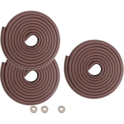 HIMRY ® 15 meter (3 x 5 m) kantskydd L-format skumkudde extra tjock, svampbord kantkudde hörnkudde, kant hörn antikollisioner baby barn stötskydd, brun KXD7000 brun -3 X HIMRY ® 15 meter (3 x 5 m) kantskydd L-format skumkudde extra tjock, svampbord kantkudde hörnkudde, kant hörn antikollisioner baby barn stötskydd, brun KXD7000 brun -3 X
