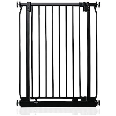 Safetots Extra hög elitsäkerhetsgrind, 71 cm – 80 cm, matt svart, extra hög 100 cm hög, tryckpassad, trappgrind, babygrind för dörrar, hallar och utrymmen, säkerhetsbarriär, enkel installation Safetots Extra hög elitsäkerhetsgrind, 71 cm – 80 cm, matt svart, extra hög 100 cm hög, tryckpassad, trappgrind, babygrind för dörrar, hallar och utrymmen, säkerhetsbarriär, enkel installation