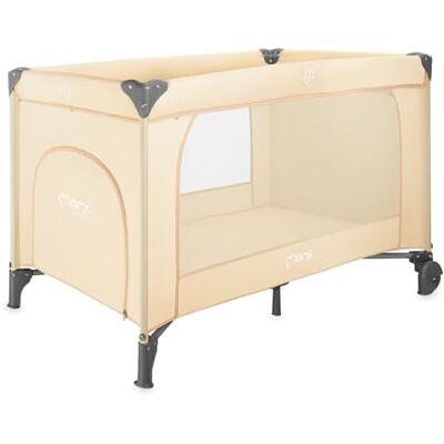 Momi BELOVE Plus 2-i-1 resesäng, hopfällbar, 2 höjder, för spädbarn upp till 9 kg och barn upp till 15 kg, med madrass, bar med leksaker, skötbord och bärväska Momi BELOVE Plus 2-i-1 resesäng, hopfällbar, 2 höjder, för spädbarn upp till 9 kg och barn upp till 15 kg, med madrass, bar med leksaker, skötbord och bärväska