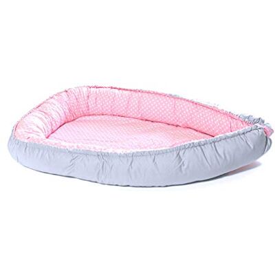 KOSPU Multifunktionell mysig babynest-kokong för babys och spädbarn, bo, resesäng, 100% bomull, antiallergisk KOSPU Multifunktionell mysig babynest-kokong för babys och spädbarn, bo, resesäng, 100% bomull, antiallergisk