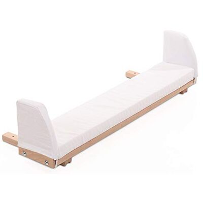 babybay förlängningssida natur obehandlad inklusive madrasstillägg vit lämplig för modell original och midi babybay förlängningssida natur obehandlad inklusive madrasstillägg vit lämplig för modell original och midi