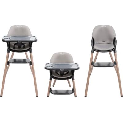 Graco Presti 3-i-1 barnstol (6 månader till ca. 27,3 kg/6 år), lätt på 4,75 kg, kompakt vikning, lätt bärbar, 3 olika lägen för livslängd, bränsle grått mode Graco Presti 3-i-1 barnstol (6 månader till ca. 27,3 kg/6 år), lätt på 4,75 kg, kompakt vikning, lätt bärbar, 3 olika lägen för livslängd, bränsle grått mode