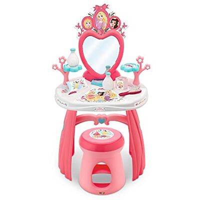 Smoby 320220 Disney Princess toalettbord, rosa, vit Smoby 320220 Disney Princess toalettbord, rosa, vit