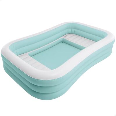 Intex Simcenter familj lounge pool – uppblåsbar pool med sittplatser Intex Simcenter familj lounge pool – uppblåsbar pool med sittplatser