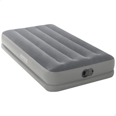 Intex 64112 Materasso Singolo con Pompa Fastfill USB, Colore Grigio, 99 x 191 x 25 cm Intex 64112 Materasso Singolo con Pompa Fastfill USB, Colore Grigio, 99 x 191 x 25 cm