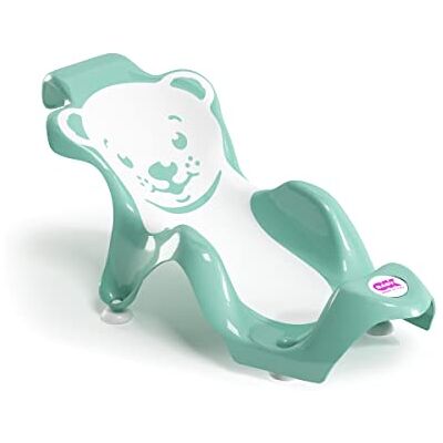 OKBABY Buddy Ergonomiskt badstöd med halksäkert gummisäte För barn 0-8 månader (8 kg), Himmelsblå OKBABY Buddy Ergonomiskt badstöd med halksäkert gummisäte För barn 0-8 månader (8 kg), Himmelsblå