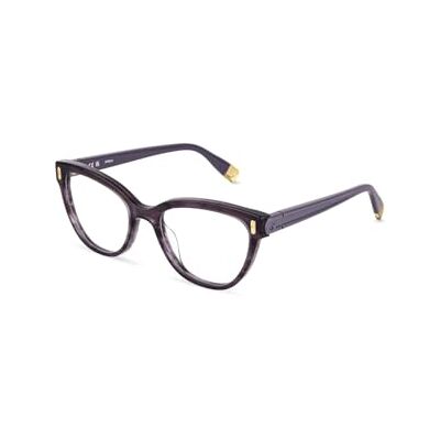 Furla , gafas de vista (VFUA96), färg: SHINY STRIPPED OPAL GREY, 53/19/140, (hona) Furla , gafas de vista (VFUA96), färg: SHINY STRIPPED OPAL GREY, 53/19/140, (hona)