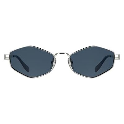 KARL LAGERFELD damsolglasögon KL365S – silver med solid blå lins KARL LAGERFELD damsolglasögon KL365S – silver med solid blå lins