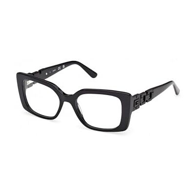 GUESS Mujer Gu50322 Gafas, 001 Shiny Black, 51/17/140 GUESS Mujer Gu50322 Gafas, 001 Shiny Black, 51/17/140